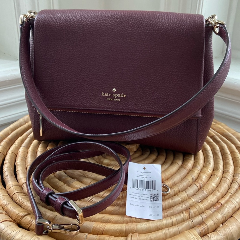 KATE SPADE:  md flap shoulder bag - Leila